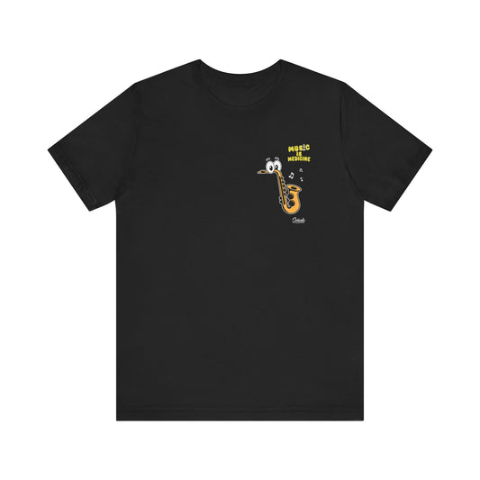 Character Edition - Yellow Text Series (showing back of tee shirt)