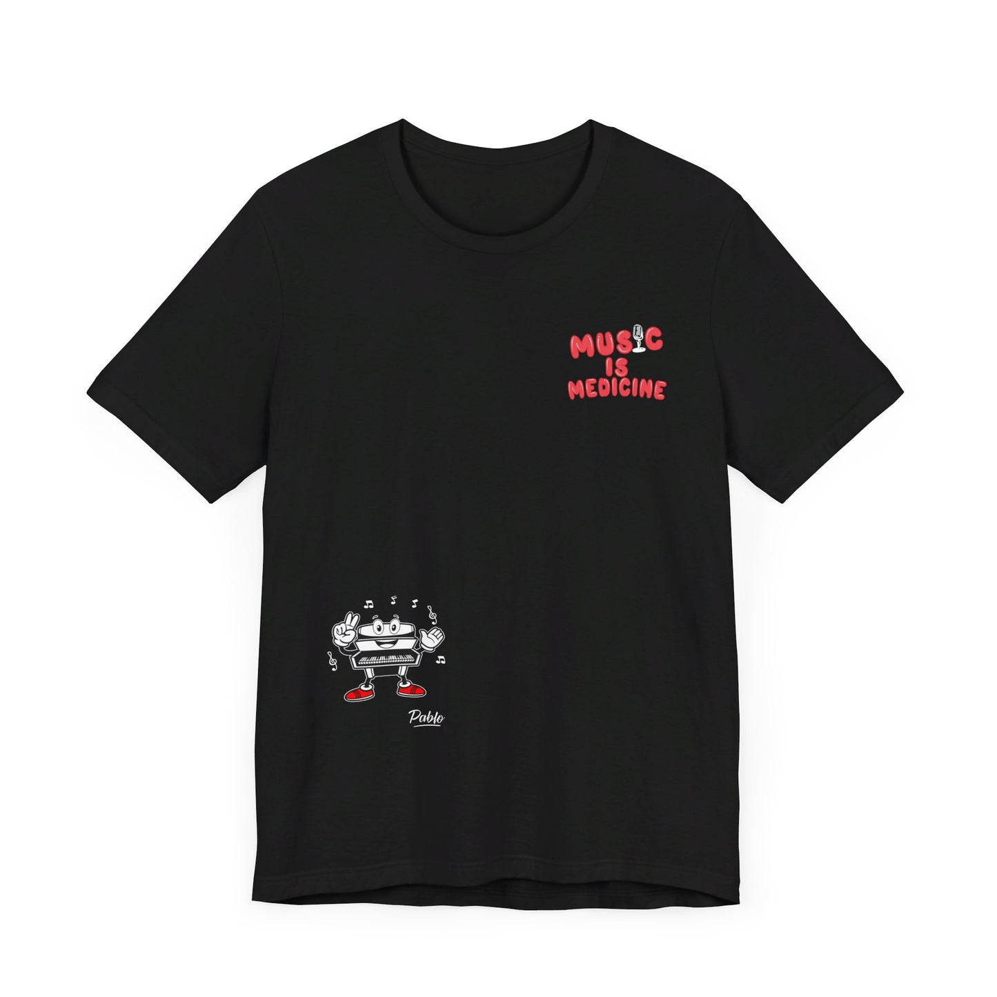 Character Edition - Red Text Series (showing front of tee)