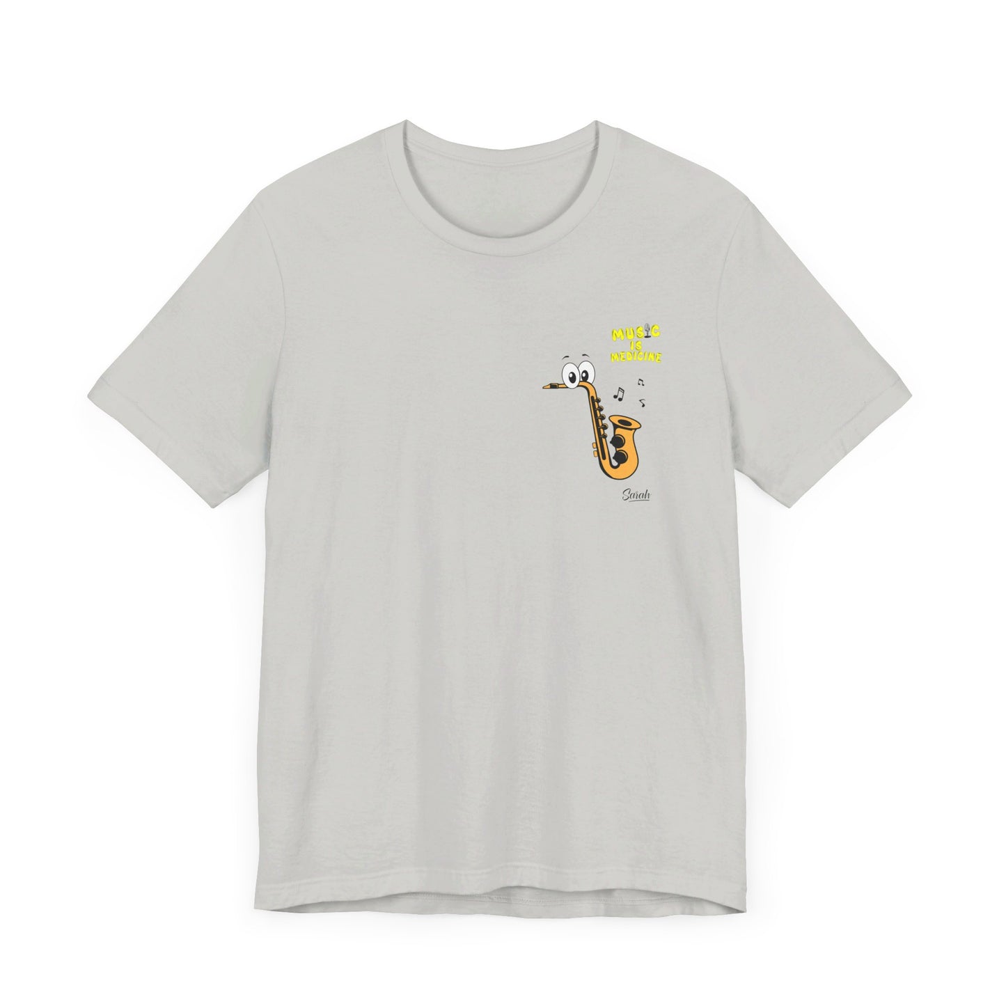 Character Edition - Yellow Text Series (showing back of tee shirt)