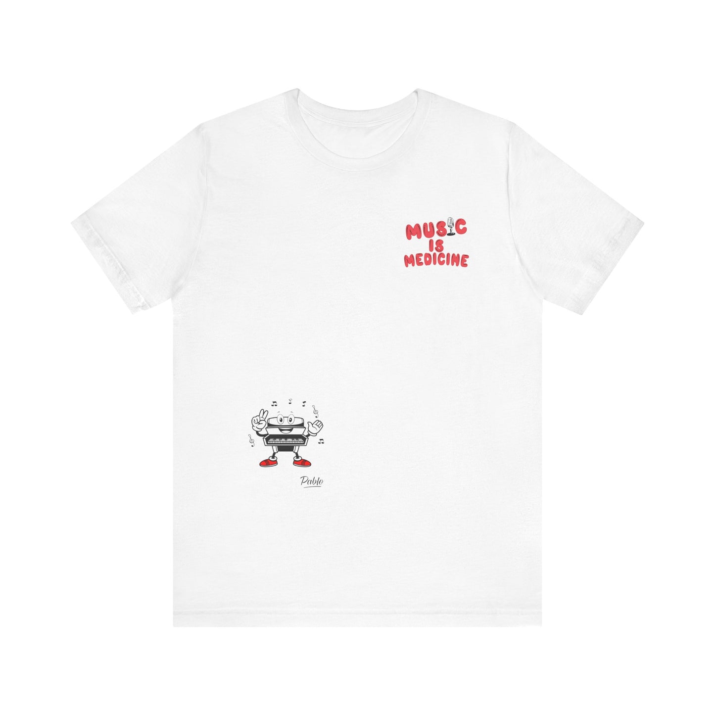 Character Edition - Red Text Series (showing front of tee)