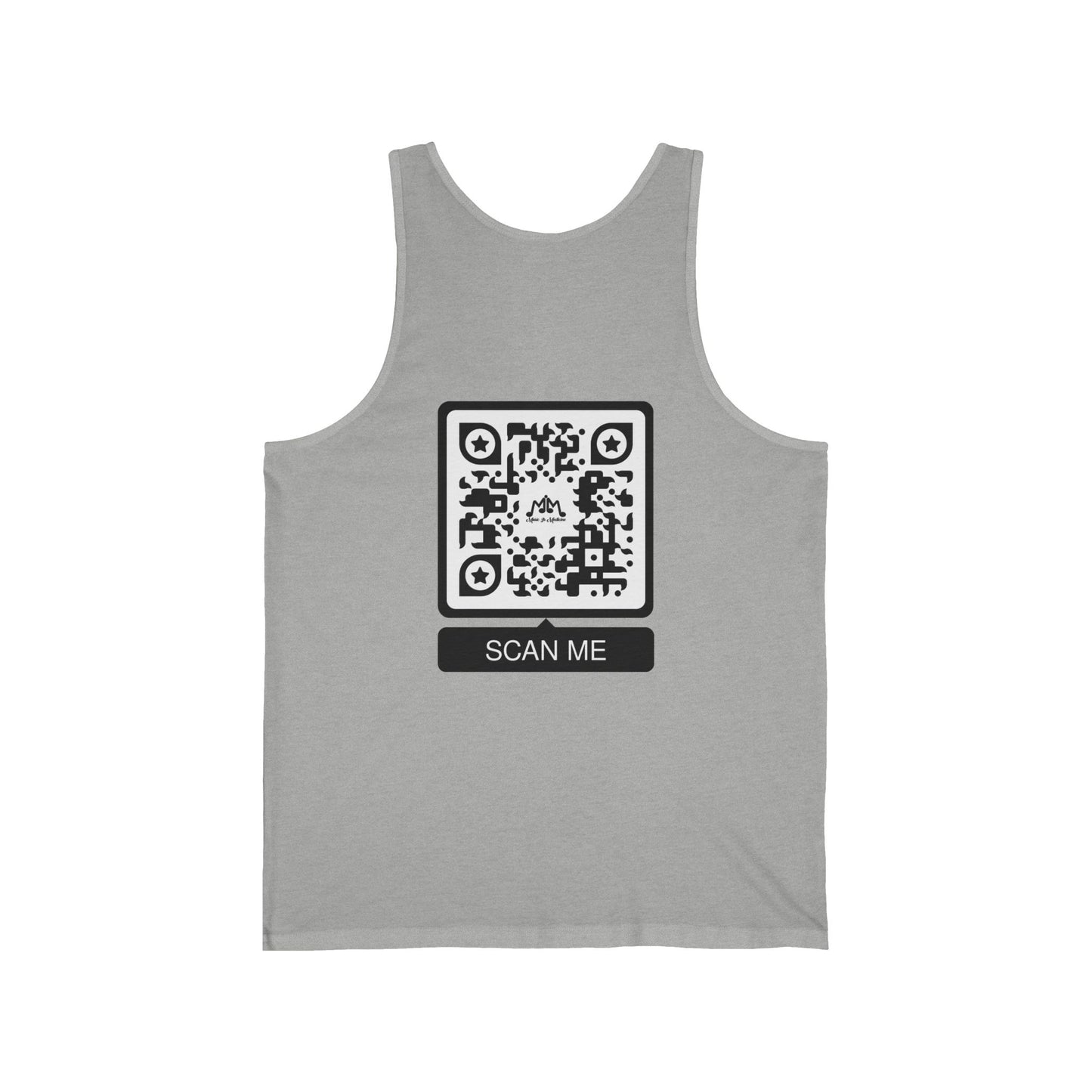 Tank Top Womens Music Stamped Logo Athletic Wear