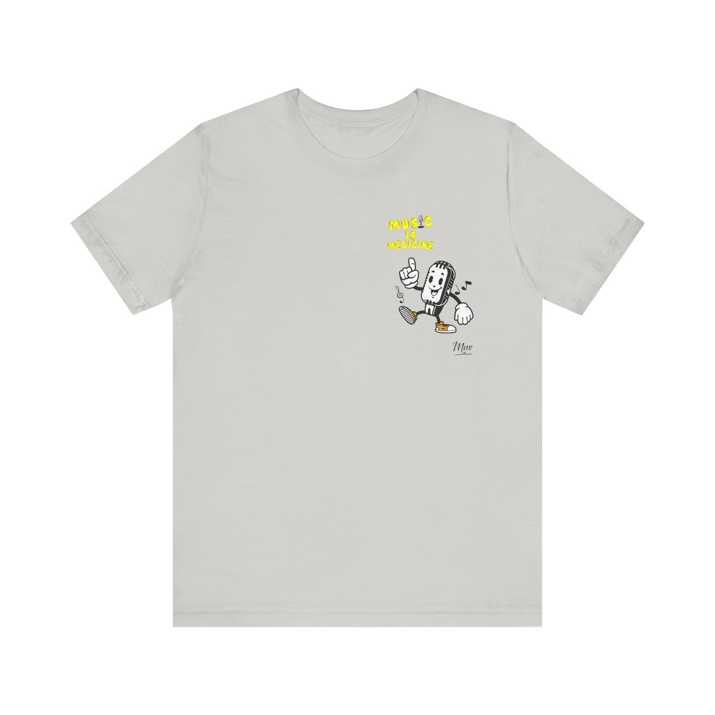 Character Edition - Yellow Text Series (showing back of tee shirt)