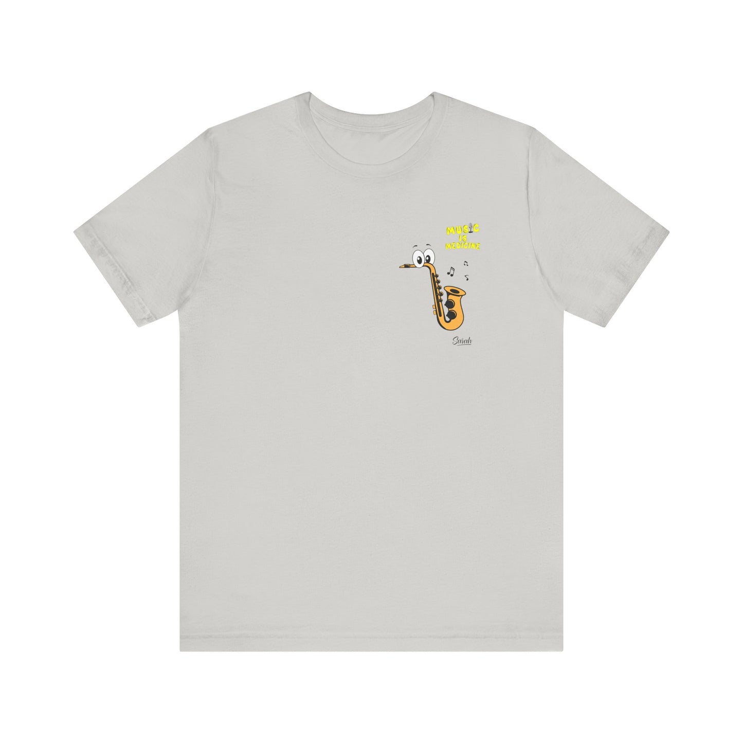 Character Edition - Yellow Text Series (showing back of tee shirt)